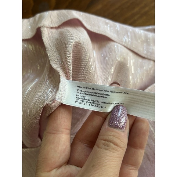 Eloquii Women's Dress Pink & Silver Pants Tapered Leg Pockets Sz Plus 22 - Picture 6 of 7